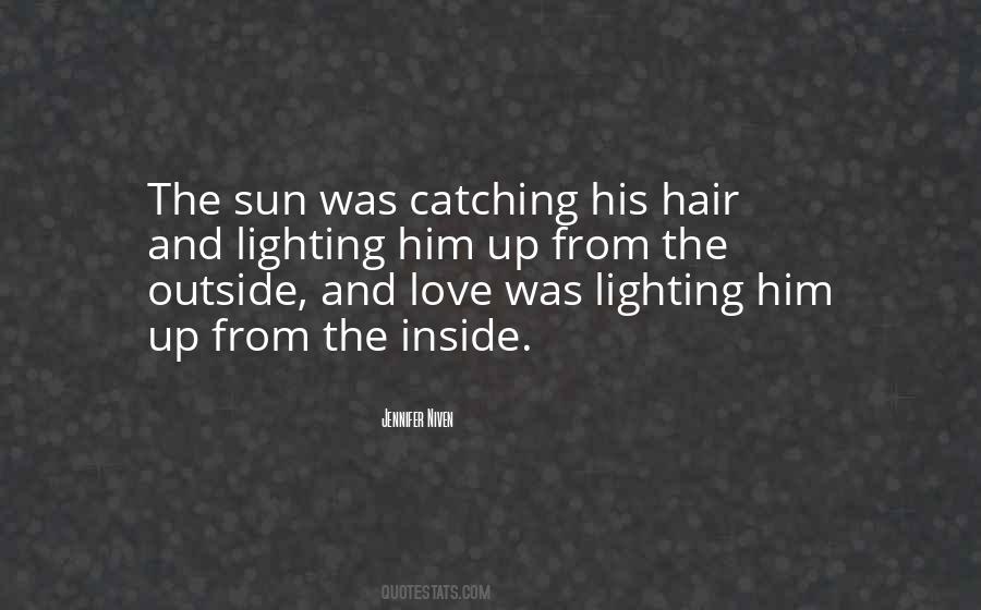 Sun In My Hair Quotes #427325