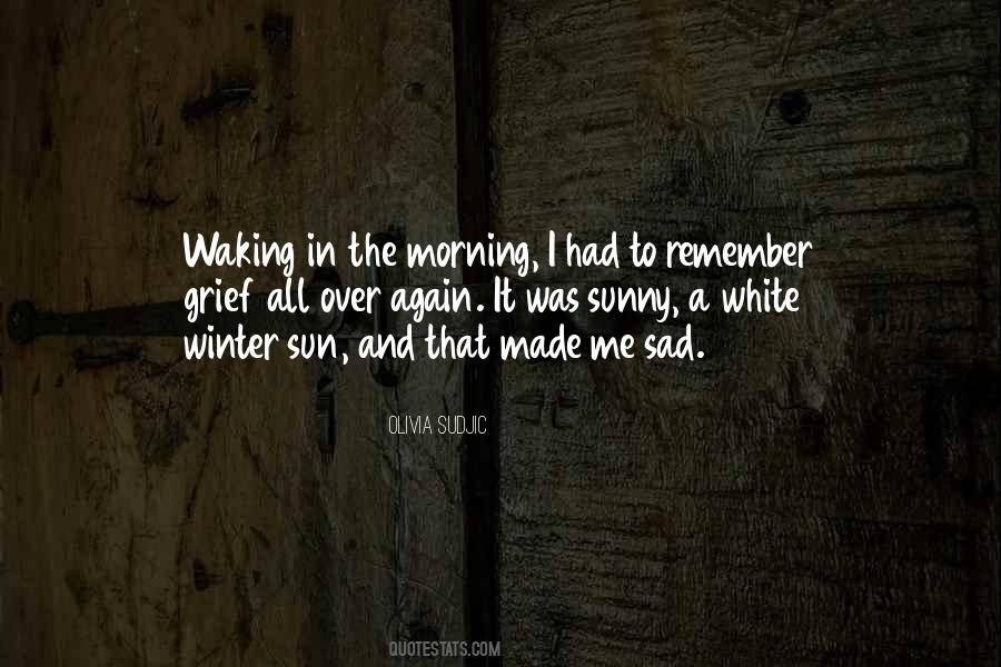 Sun In The Morning Quotes #262556