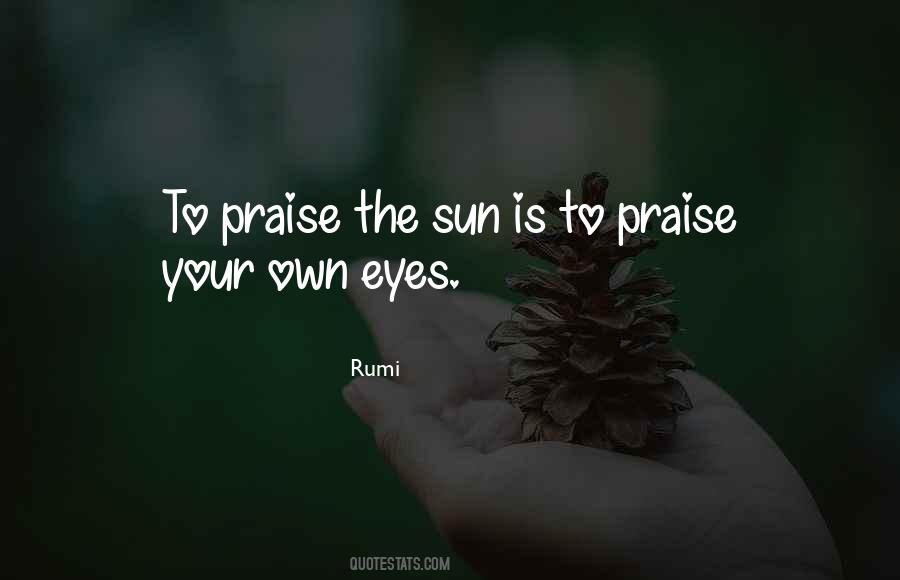Sun In Your Eye Quotes #128704