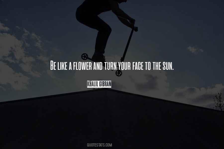 Sun In Your Face Quotes #87547