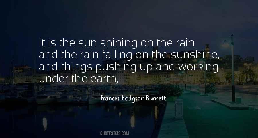 Sun Shining Quotes #1185364