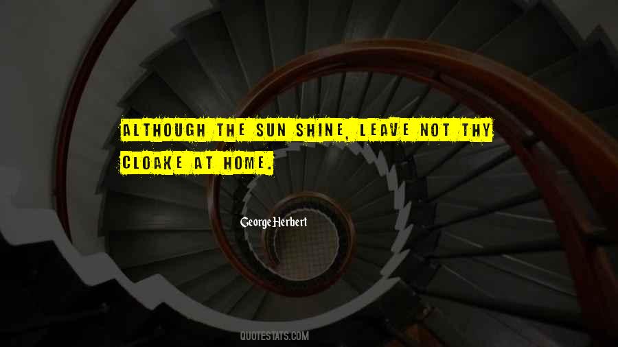 Sun Shining Quotes #130389