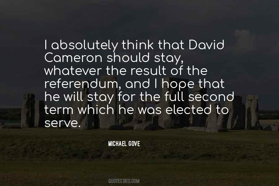 Quotes About David Cameron #1649077