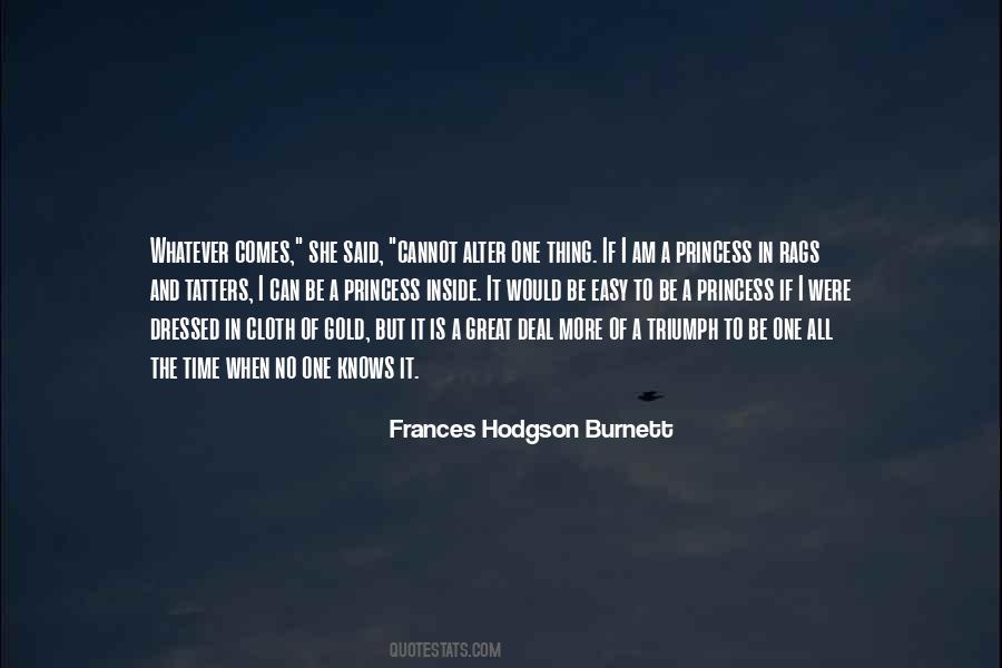 Quotes About Frances Hodgson Burnett #253144