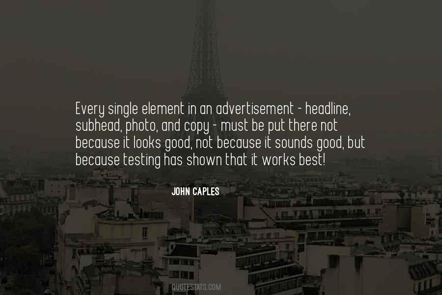 Quotes About Best Advertisement #1500284