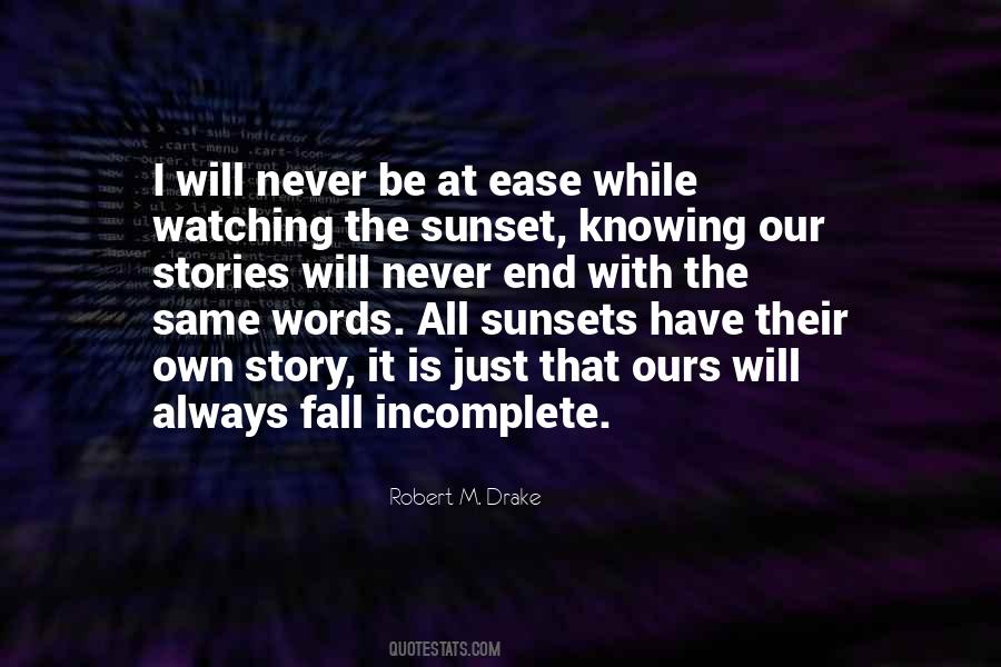 Sunset Watching Quotes #416454