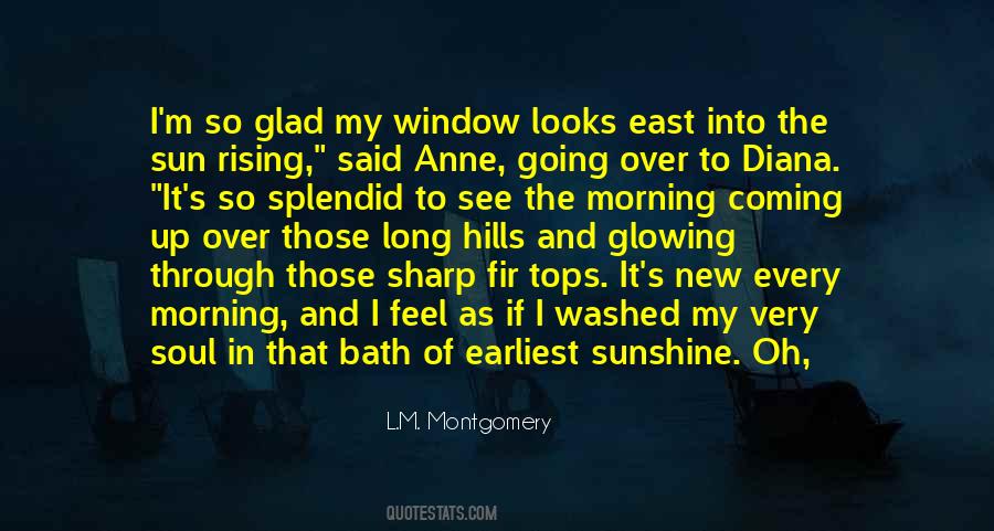 Sunshine In The Morning Quotes #1860680