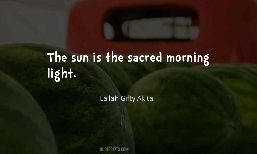 Sunshine In The Morning Quotes #202087