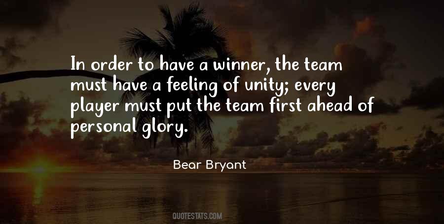 Quotes About Bear Bryant #677011