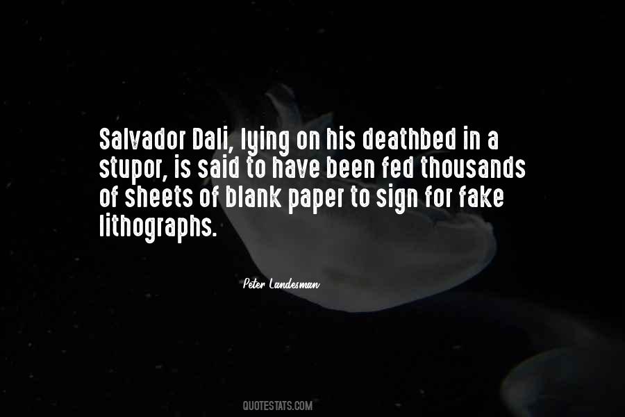 Quotes About Salvador Dali #820617