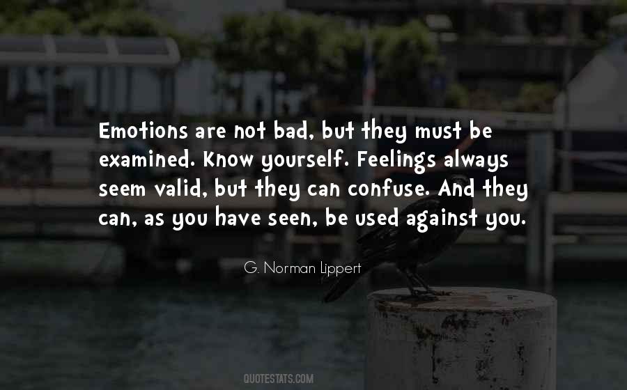 Quotes About Bad Feelings #142908