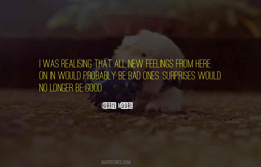 Quotes About Bad Feelings #196321