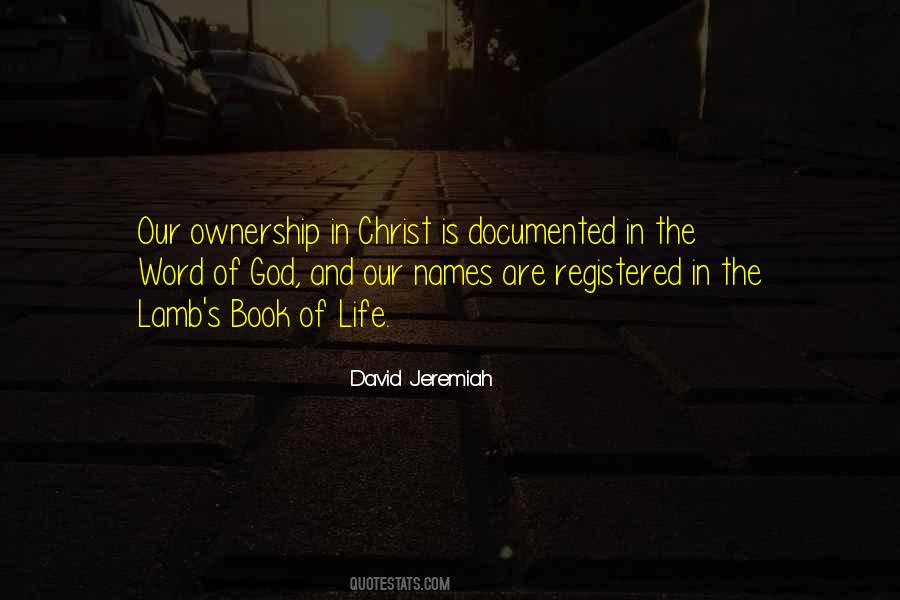 Quotes About Lamb Of God #766987