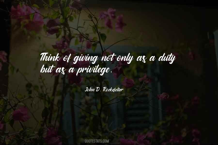 Quotes About John D Rockefeller #547745