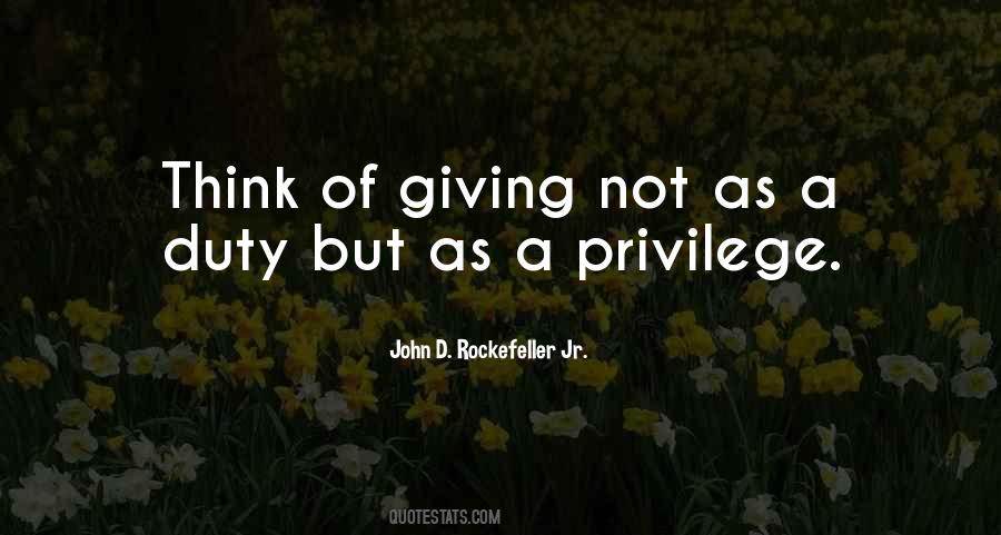 Quotes About John D Rockefeller #995373