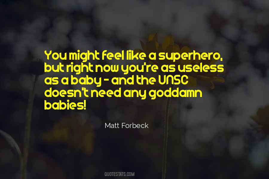 Superhero Baby Quotes #512911