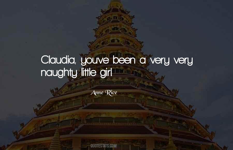 Quotes About Claudia #1121609