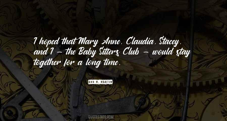 Quotes About Claudia #502393