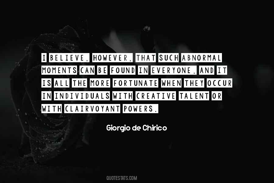 Quotes About Giorgio De Chirico #976168