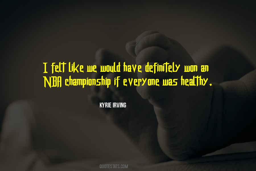 Quotes About Kyrie Irving #911359