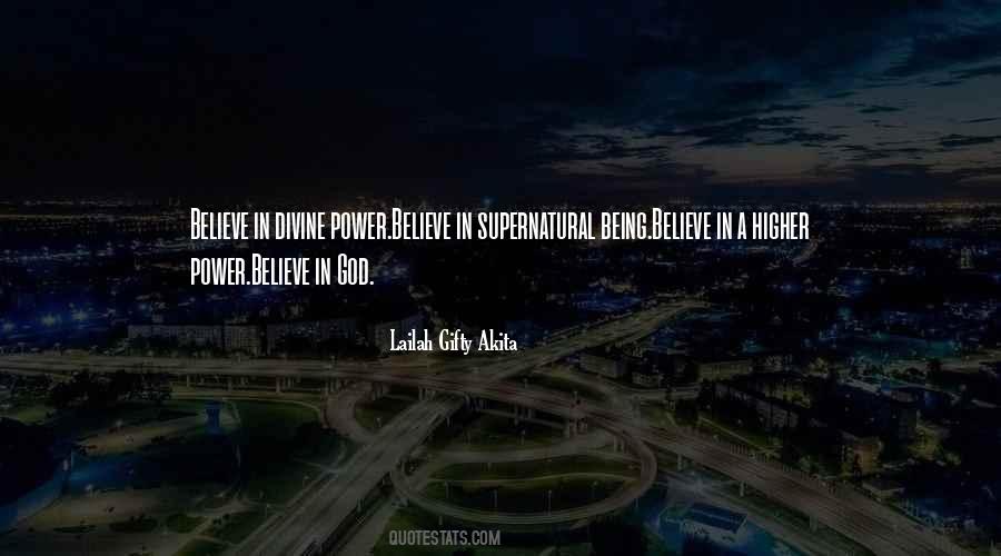 Supernatural Power Of God Quotes #1178258