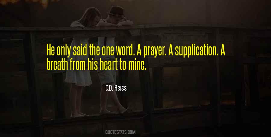 Supplication Prayer Quotes #541675