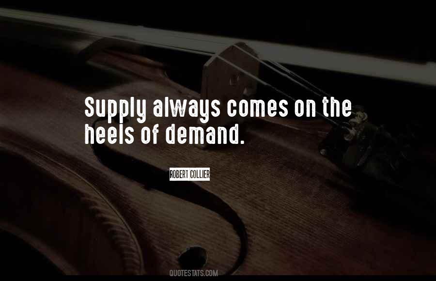 Supply Demand Quotes #1151958