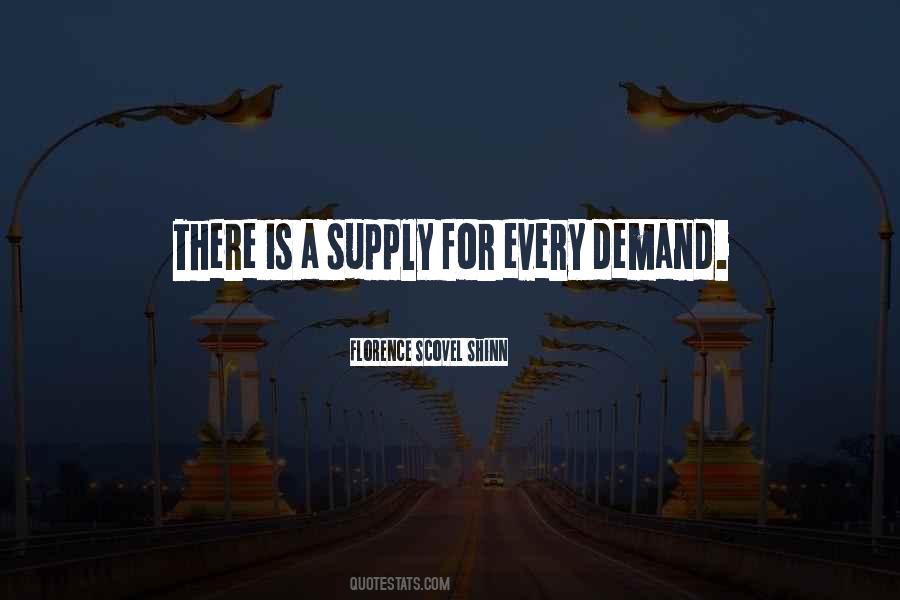 Supply Demand Quotes #1341396