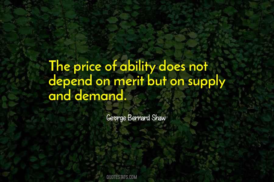 Supply Demand Quotes #201497