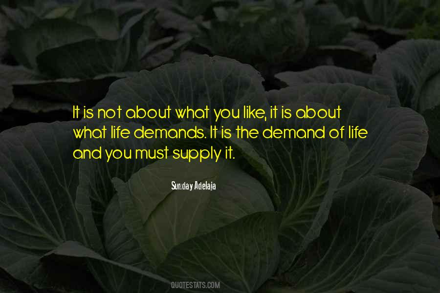 Supply Demand Quotes #879809