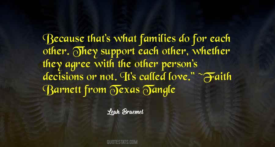 Support For Family Quotes #492172