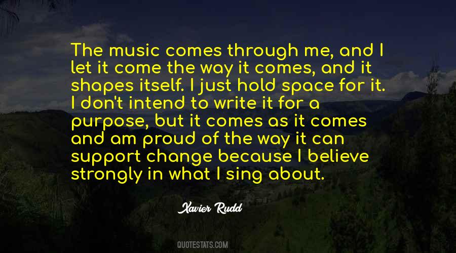 Support My Music Quotes #606725