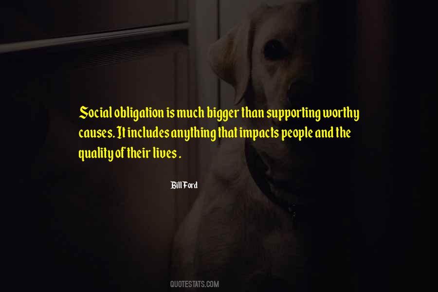 Supporting Causes Quotes #1731076