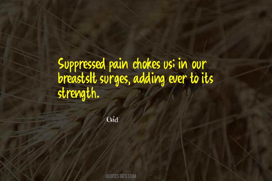 Suppressed Pain Quotes #1087762