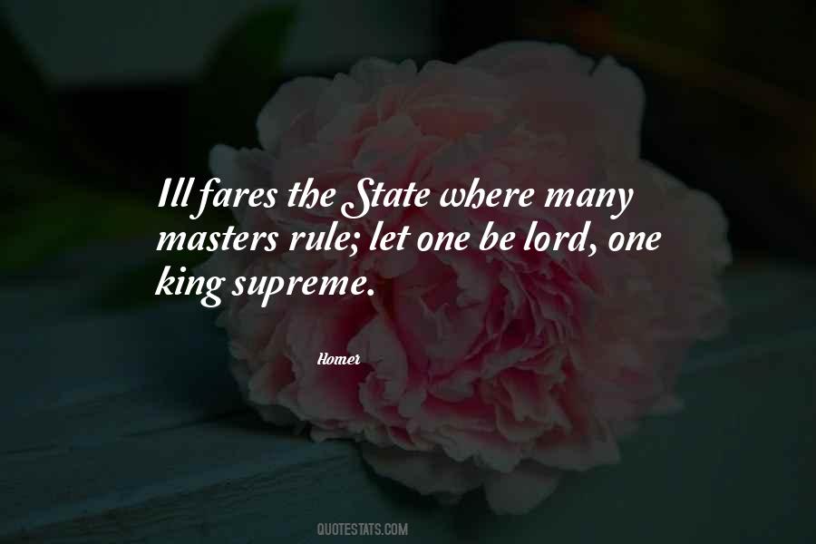 Supreme King Quotes #341100
