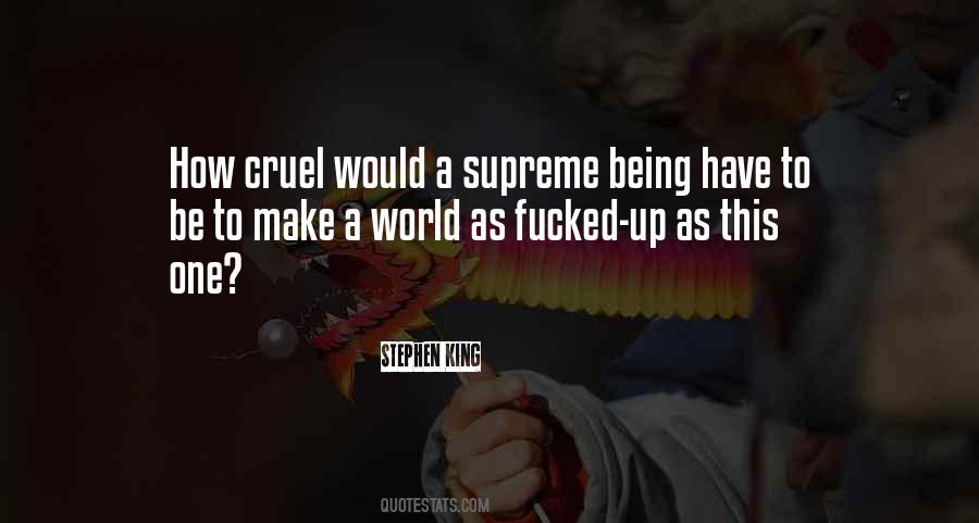 Supreme King Quotes #858742