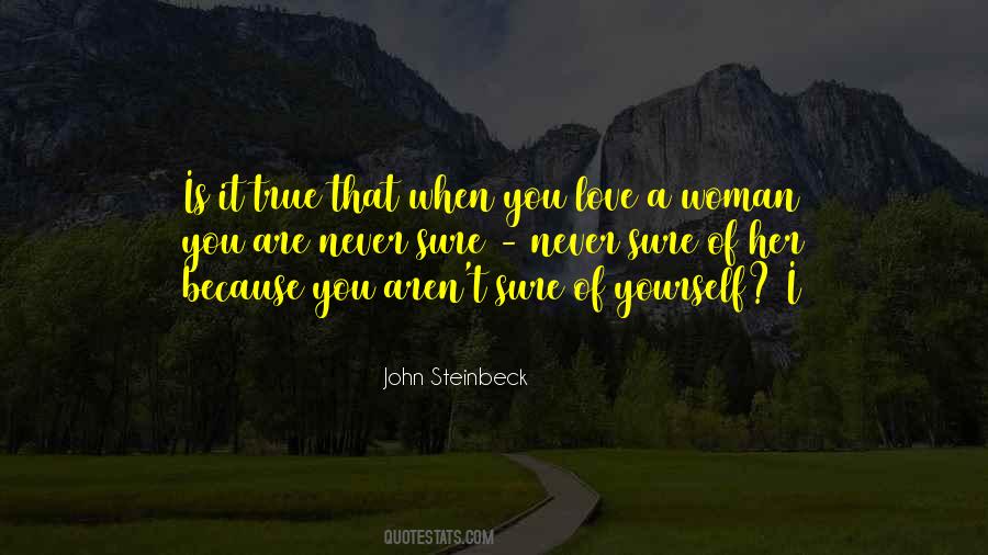 Sure Of Yourself Quotes #899708