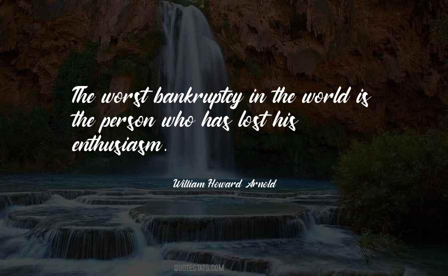 Quotes About Bankruptcy #764228