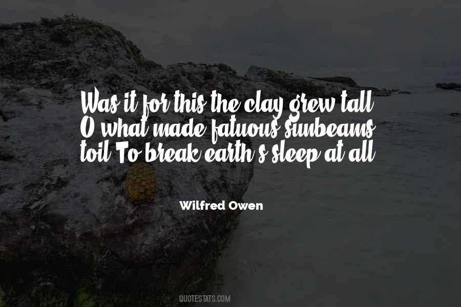 Quotes About Wilfred Owen #1709444