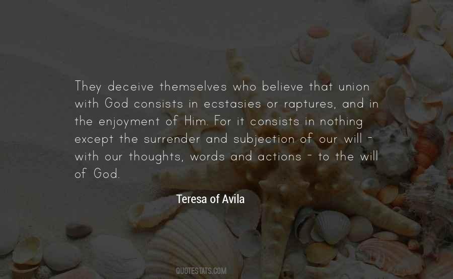 Surrender To God's Will Quotes #1747191