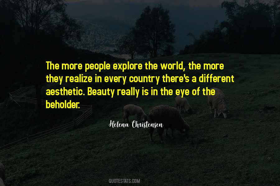 Quotes About Beauty Is In The Eye Of The Beholder #82291