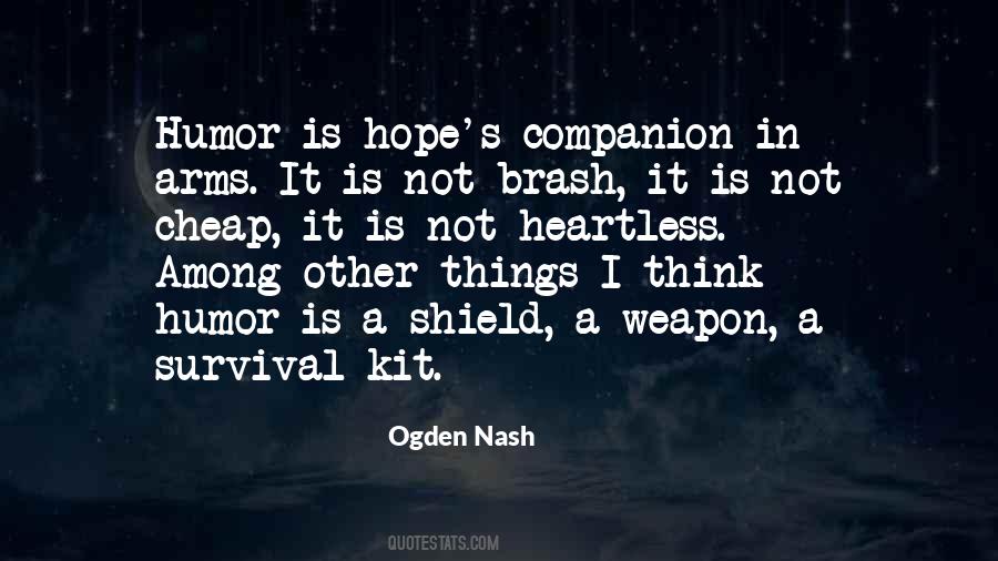 Survival Kit Quotes #1854554
