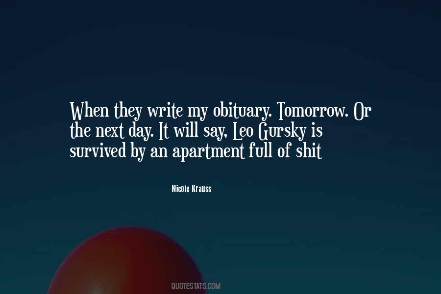 Survived The Day Quotes #898199