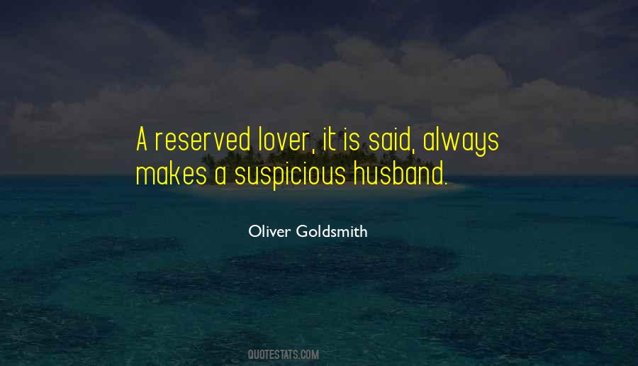 Suspicious Husband Quotes #1462039