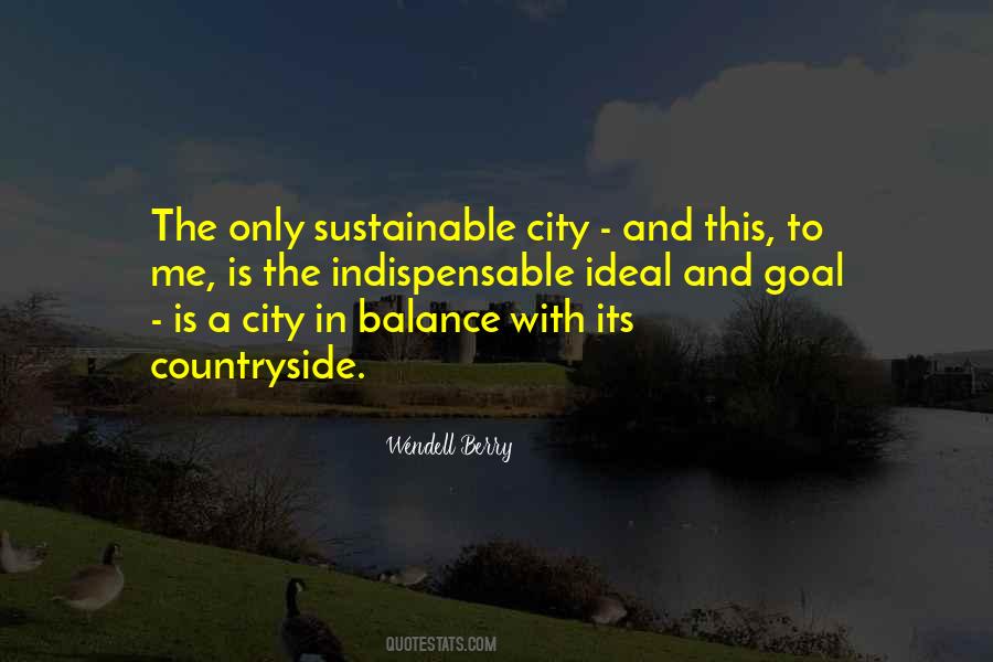 Sustainable City Quotes #1008858