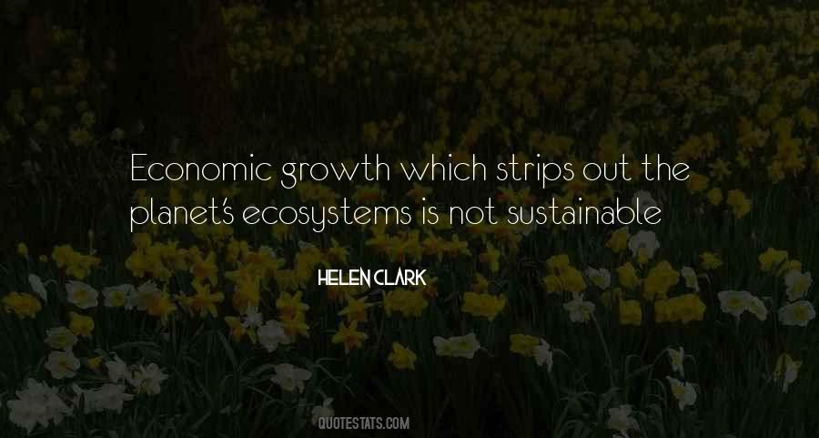 Sustainable Economic Growth Quotes #1111609