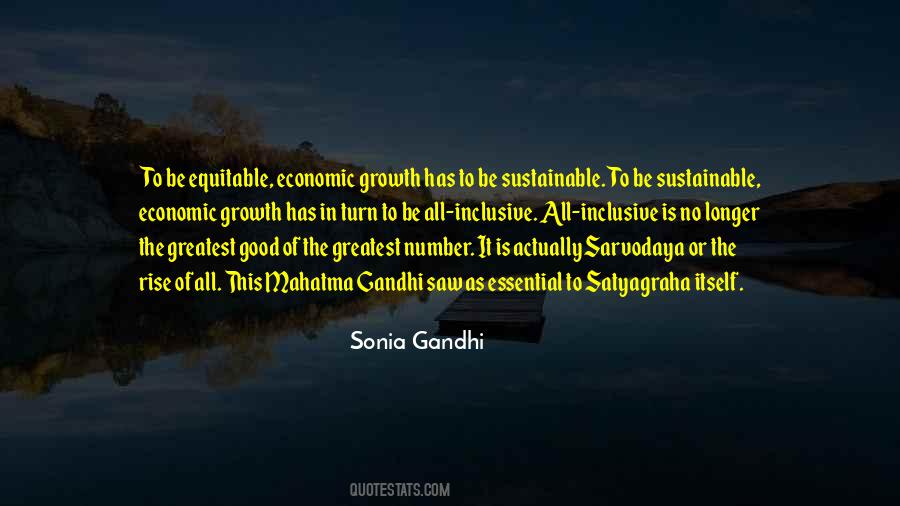 Sustainable Economic Growth Quotes #149536