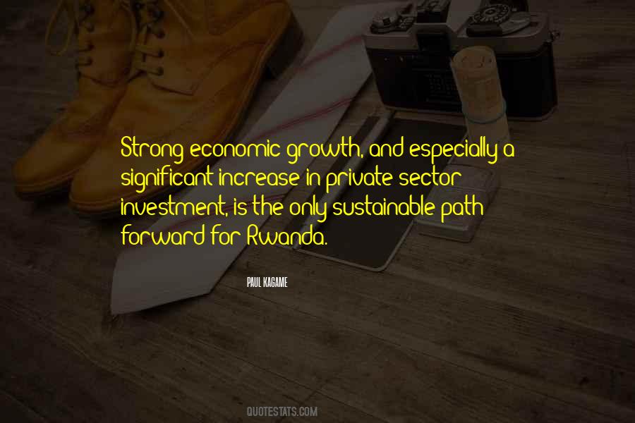 Sustainable Economic Growth Quotes #473558