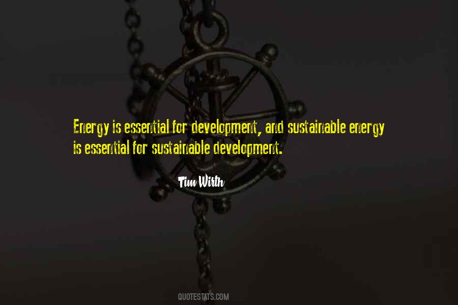 Sustainable Energy For All Quotes #250447