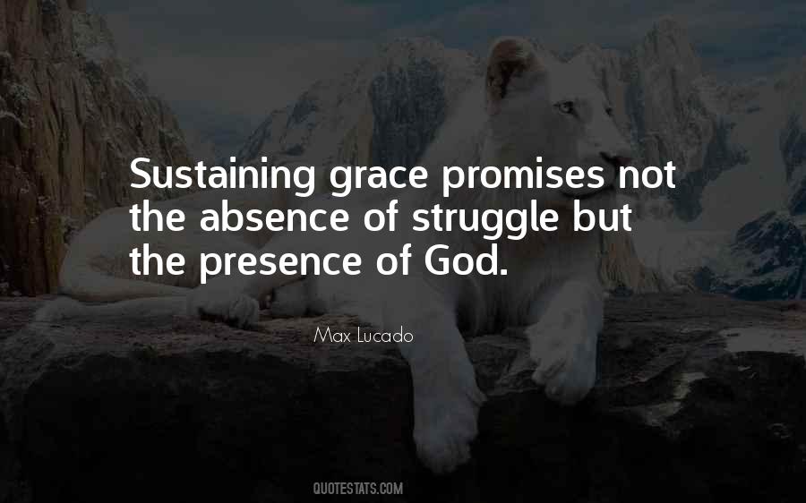 Sustaining Grace Quotes #489644